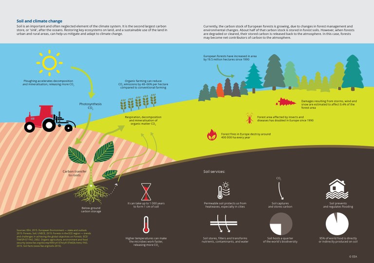 Soil And Climate Change European Environment Agency