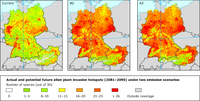 Actual and potential future alien plant invasion hotspots under two emissions scenarios
