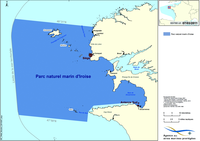 Boundaries of the Marine Natural Park of the Irose Sea