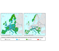 Distribution of FARO-EU rural classes across Europe and massifs