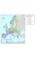 European river catchments - geographic view