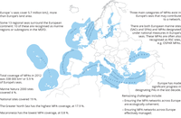 Europe's regional seas, and fast facts on EU MPA networks