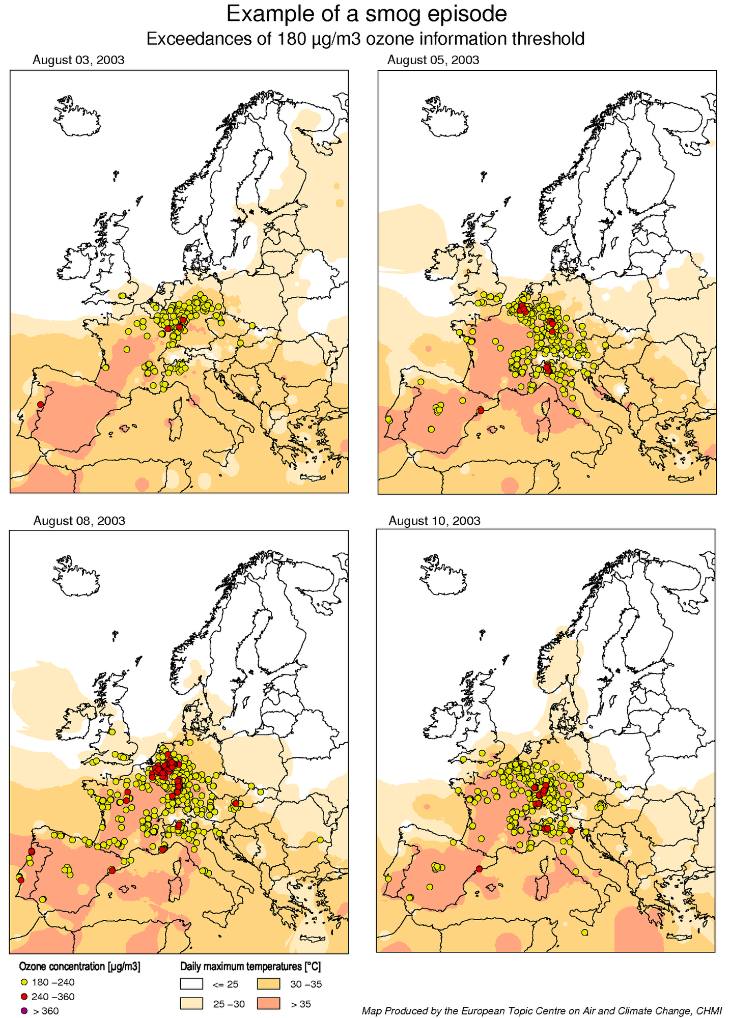 Example Of A Smog Episode European Environment Agency