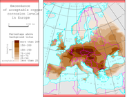 Exceedance of acceptable copper corrosion levels in Europe
