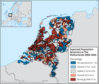 Expected Population dynamics in The Netherlands