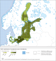 HEAT+ classifications of 'eutrophication' status in the Baltic Sea