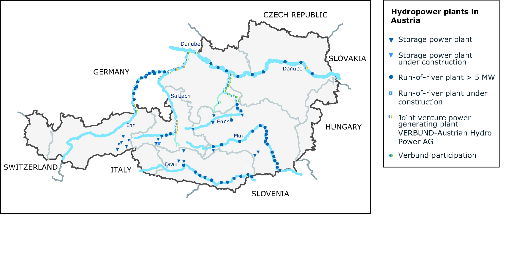 Hydropower Plants In Austria European Environment Agency