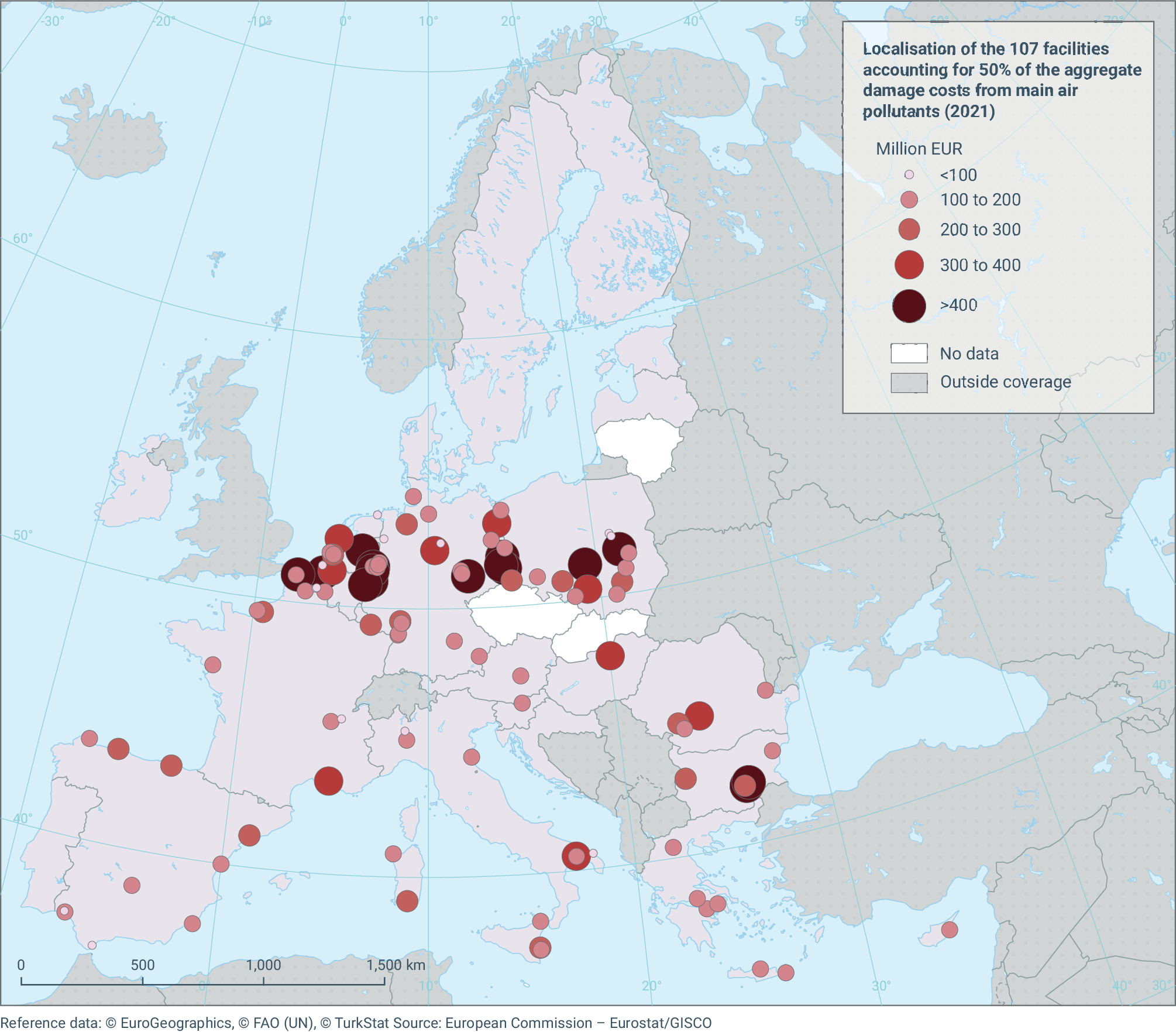 Map 1 The 107 Facilities That Together Account For 50 Of The   MAP1 257267 Localisation Facilities V4.eps.75dpi 