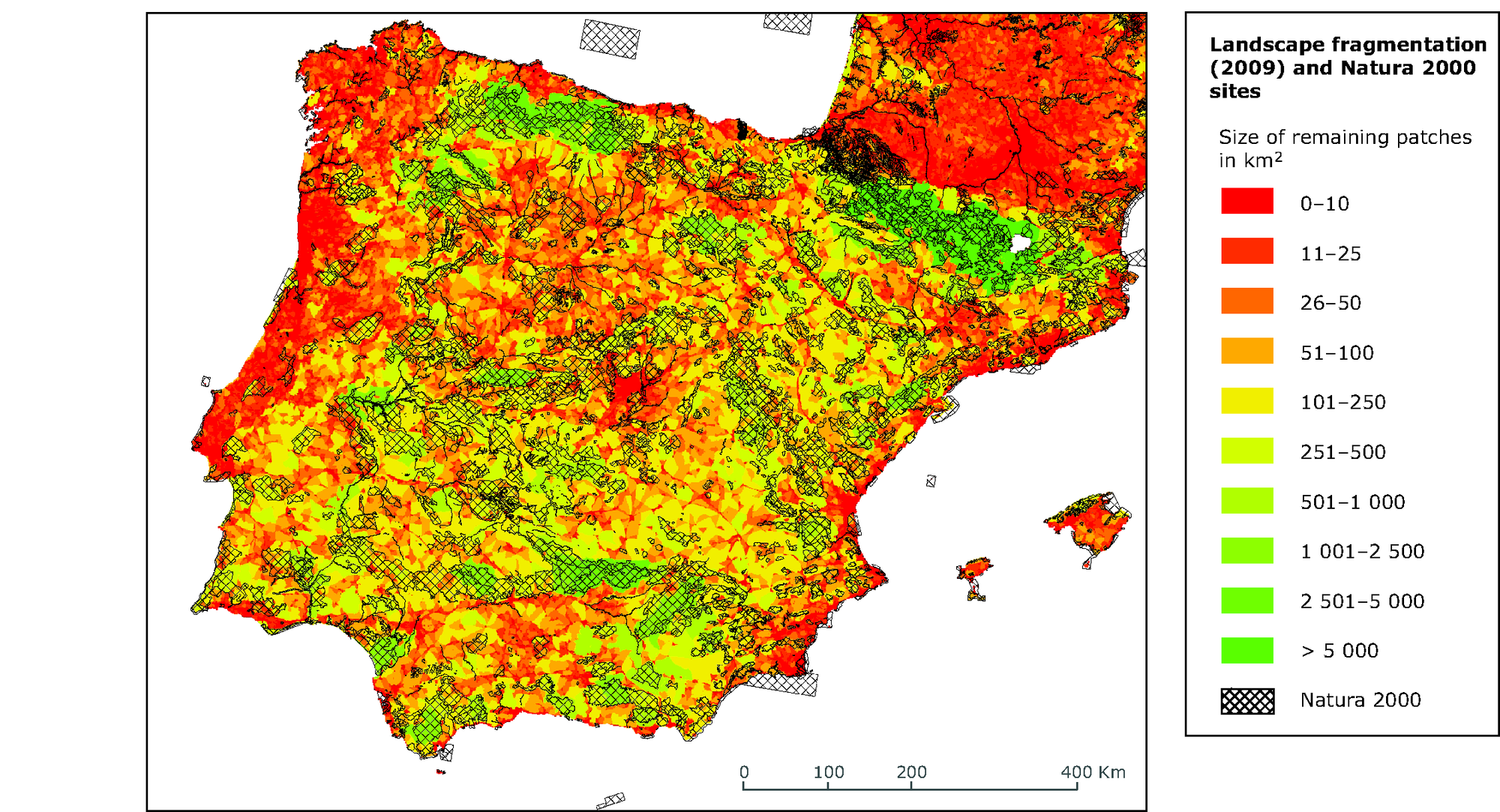 Portugal Population map