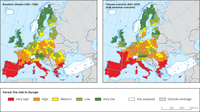 Projected Forest fire risk in Europe