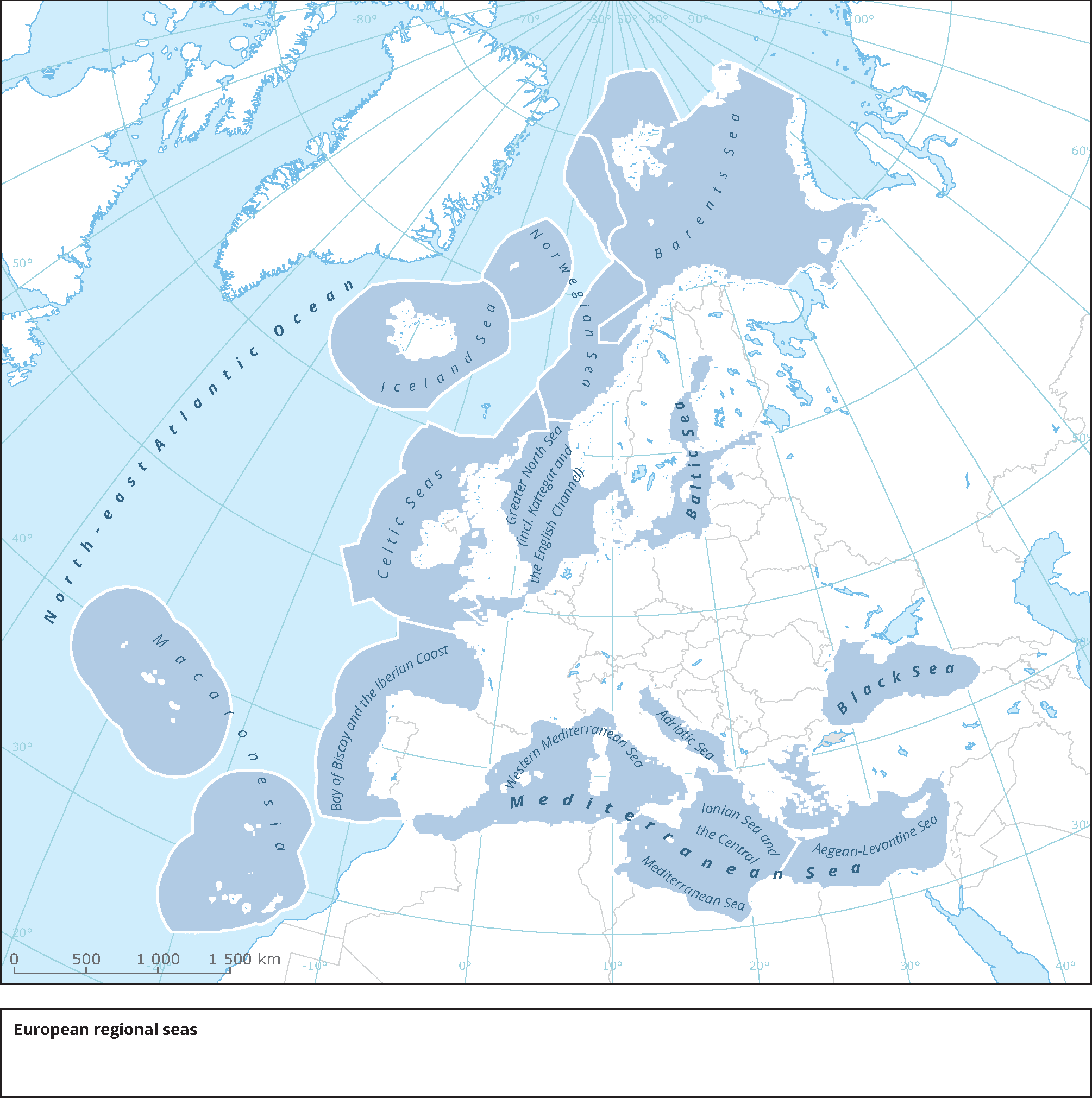 Maritime Borders Map Europe   Image