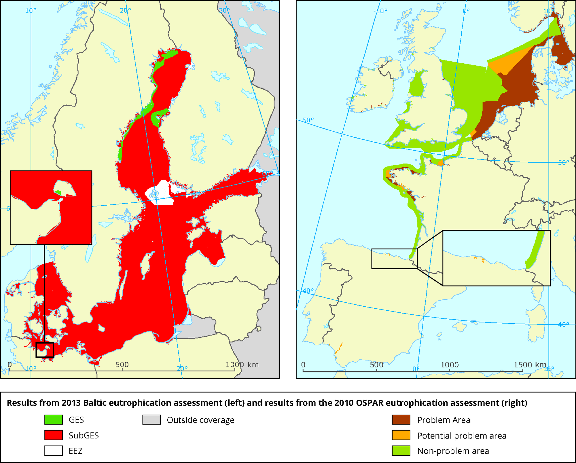 Results From 2013 Baltic Eutrophication Assessment Left And