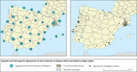 Spanish and Portuguese signatories of the Covenant of Mayors and Mayors Adapt