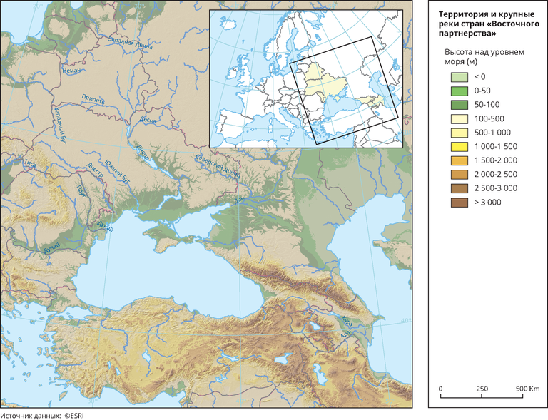 map of europe rivers