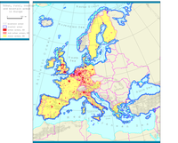 Urban, rural, coastal and mountain areas in Europe