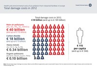 Total damage costs in 2012