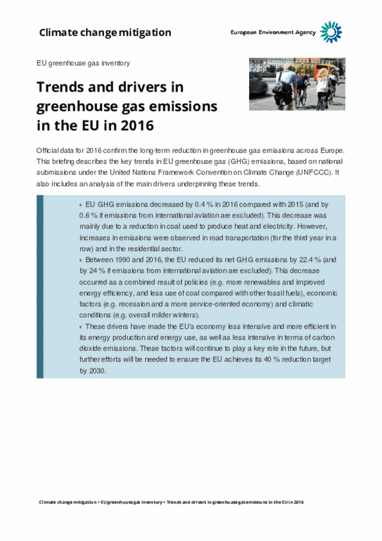 Analysis of Greenhouse Gas Emissions from Residential Heating