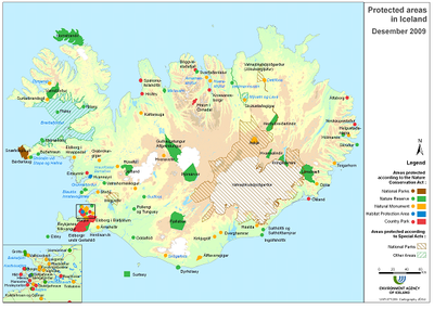 Figure 3. Map of protected areas in Iceland in 2009 — European ...