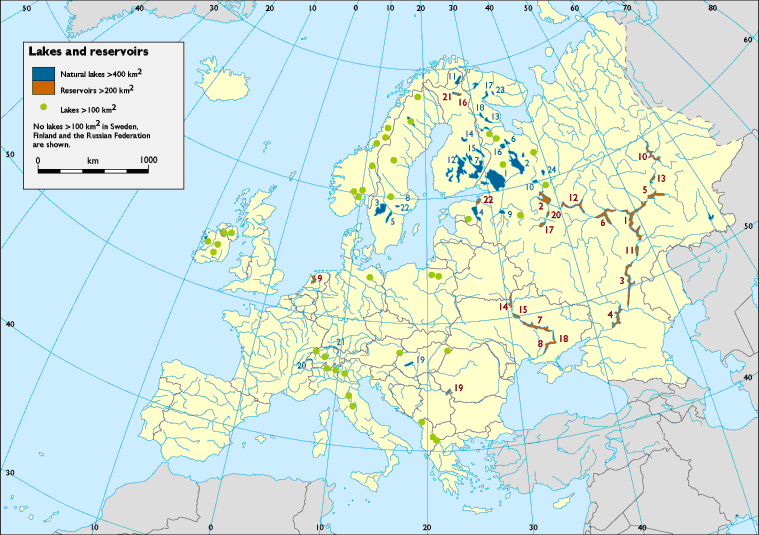 Lakes and reservoirs — European Environment Agency